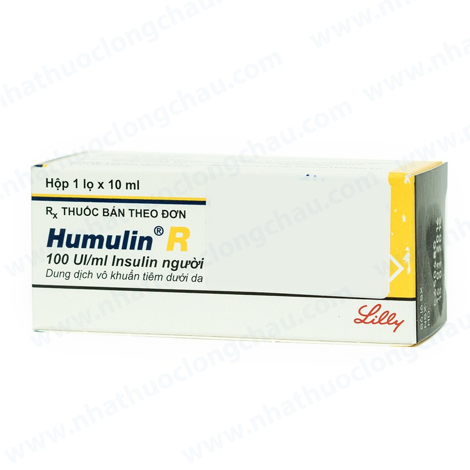Thuốc Humulin R 100UI/ml, Hộp 1 lọ x 10ml