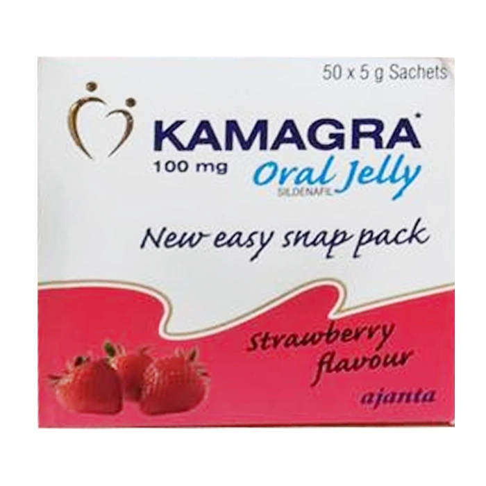 Kamagra Oral Jelly 100mg Ajanta 50 gói x 5g - Giúp tăng cường sinh lý nam