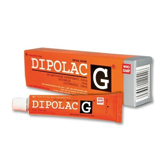 Kem bôi ngoài da Dipolac G 15g