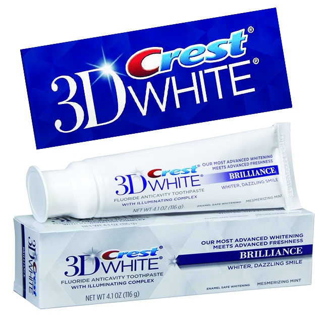 Kem Đánh Răng Crest 3D White Fluoride Anticavity Toothpaste 116g ( Màu trắng )