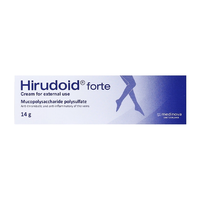 Kẽm giãn tĩnh mạch Hirudoid Forte, Hộp 14g