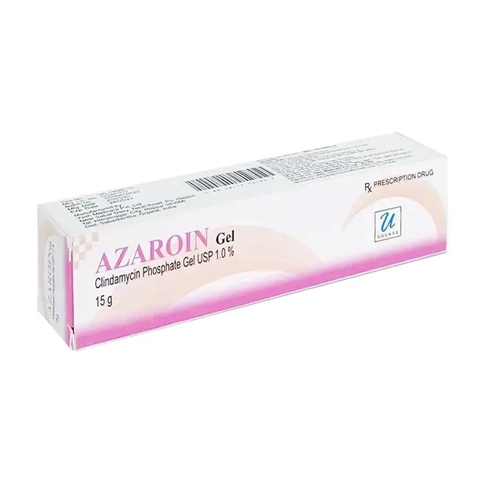 Azaroin Gel USP 1.0% Square 15g - Điều trị mụn trứng cá