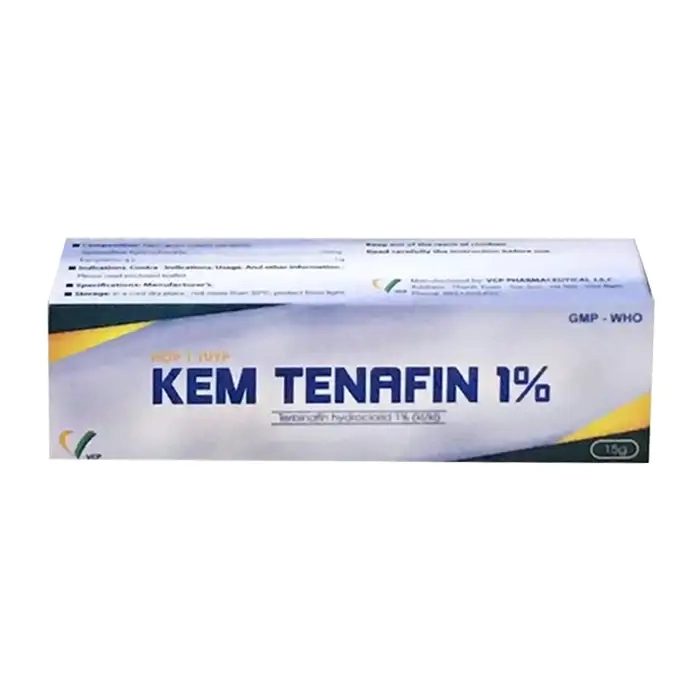 Tenafin 1% VCP 15g - Kem trị nấm ngoài da