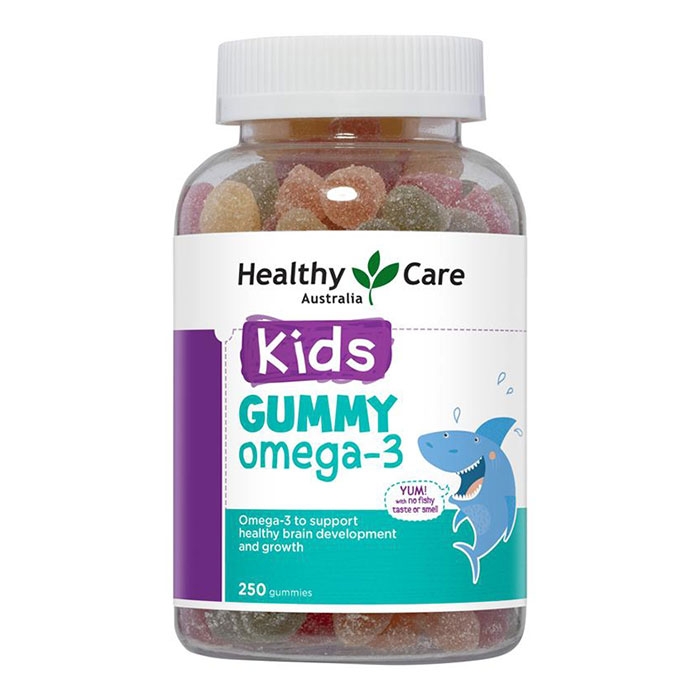 Healthy Care Kids Gummy Omega 3 250 Viên - Kẹo bổ sung dầu cá