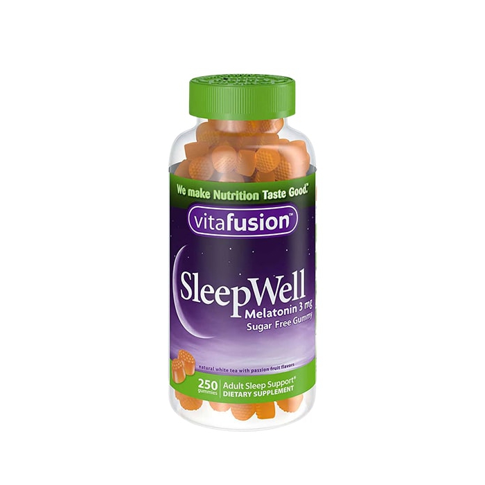 Kẹo dẻo ngủ ngon Vitafusion Sleepwell Melatonin 3mg 250 viên