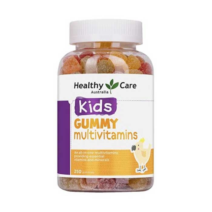 Kẹo dẻo vitamin cho bé Healthy Care Kids Gummy Multivitamins, Chai 250 Viên