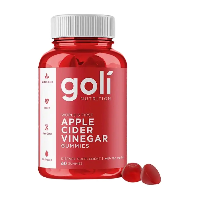 Goli Nutrition Apple Cider Vinegar Gummies 60 viên - Kẹo dẻo giấm táo hỗ trợ giảm cân