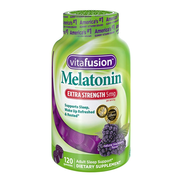 Kẹo hỗ trợ giấc ngủ Vitafusion Melatonin 5mg, Chai 120 viên