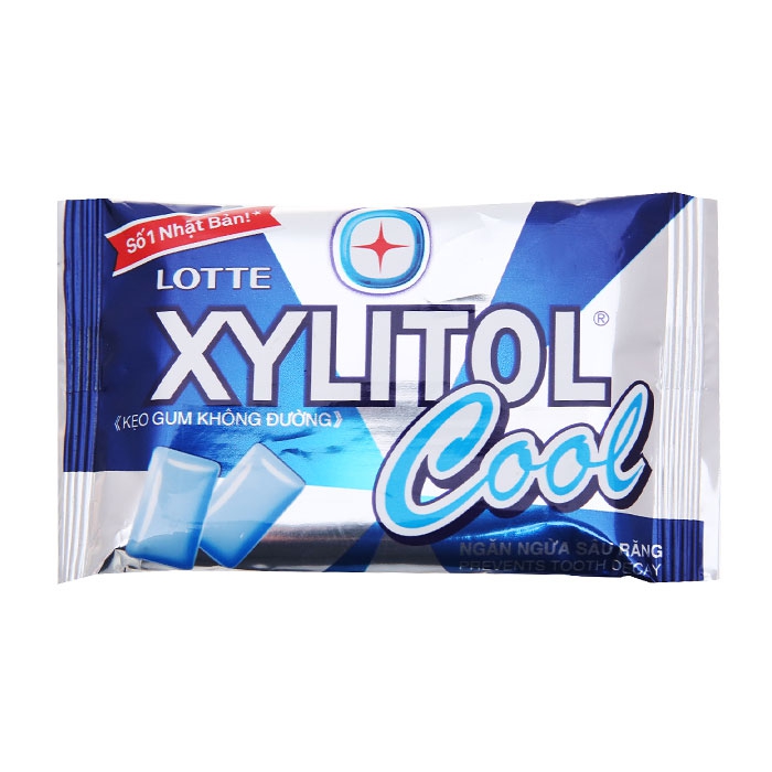 Kẹo không đường Lotte Xylitol hương Cool Mint 11.6g