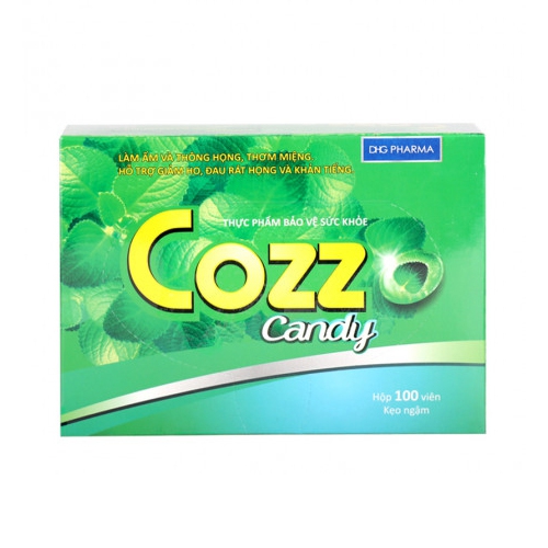 Kẹo ngậm ho Cozz Candy HDG, Hộp 100 viên