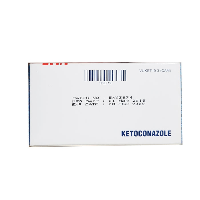 Thuốc Ketoconazole 200mg, Hộp 100 viên