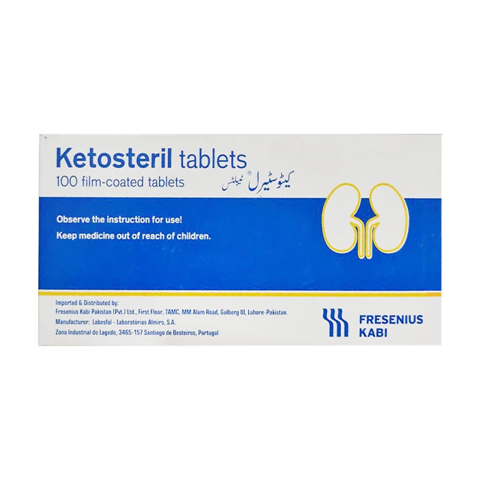 Ketosteril Tablets Fresenius Kabi, Hộp 5 vỉ x 20 viên