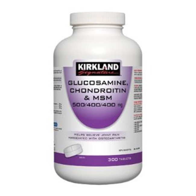 Kirkland Signature Glucosamine Chondroitin and MSM | Chai 300 viên