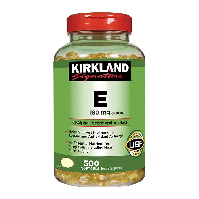 Kirkland Signature Vitamin E 400 IU | Chai 500 viên