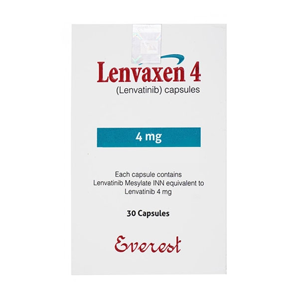 Thuốc ung thư Lenvaxen 4mg, Hộp 30 viên