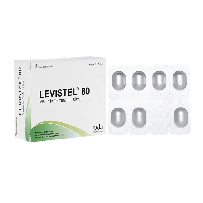Levistel 80mg TadaPharma 4 vỉ x 7 viên - Thuốc huyết áp