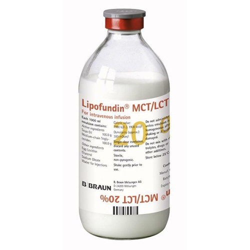 Lipofundin Mct/lct 20% Bbraun 100Ml, Hộp 10 lọ