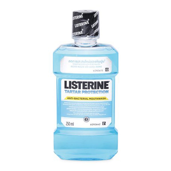 Nước súc miệng ngăn ngừa vôi răng Listerine Tartar Protection 250ml