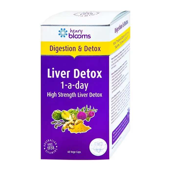 Liver Detox 1-a-day Henry Blooms 30 viên - Viên giải độc gan