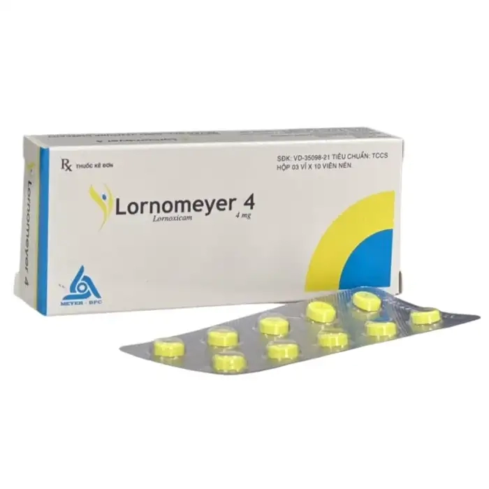 Lornomeyer 4 Meyer-BPC 3 vỉ x 10 viên – Thuốc giảm đau kháng viêm