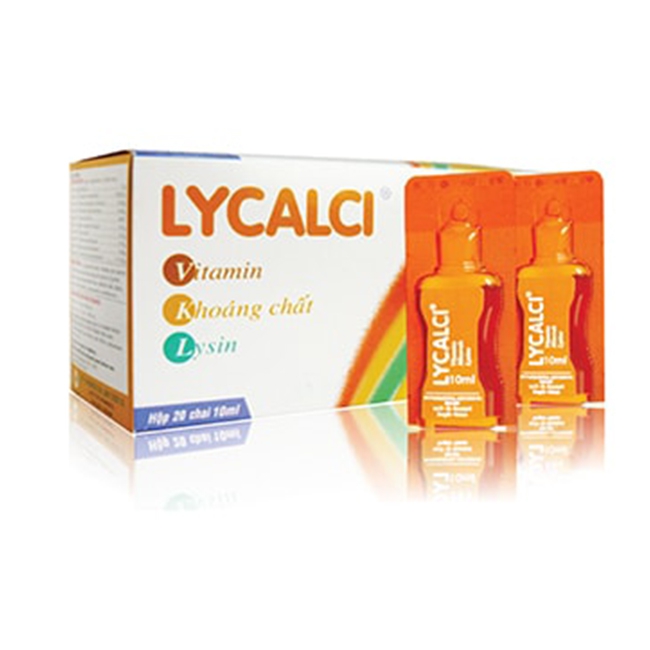LYCALCI bổ sung lysin, vitamin và khoáng chất cho trẻ