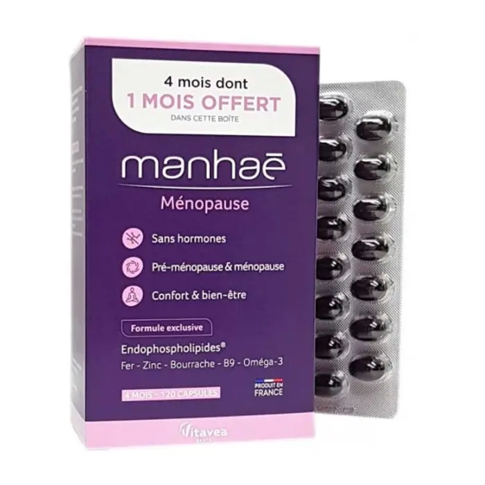 Manhae Menopause Nutrisante 120 viên – Viên uống cân bằng nội tiết