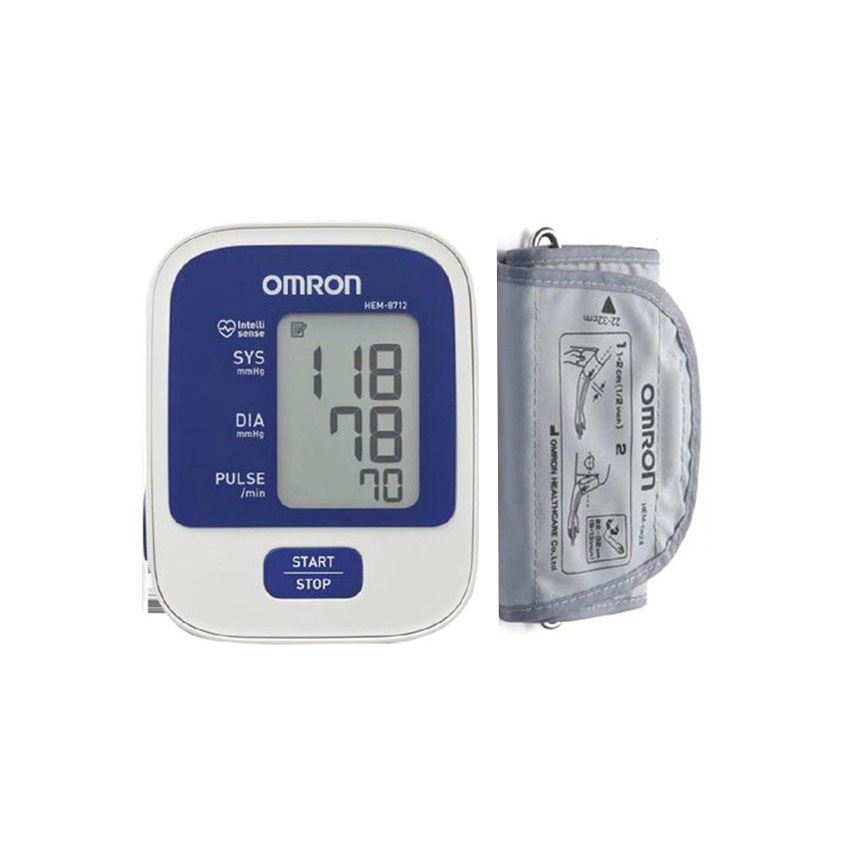 Máy đo huyết áp tự động đo bắp tay Omron HEM 8712