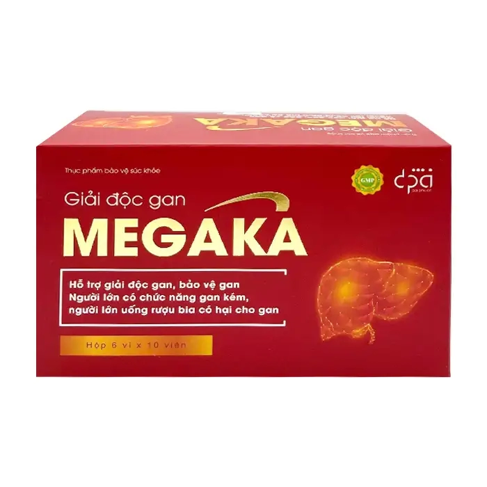 Megaka Đại Phú An 6 vỉ x 10 viên - Hỗ trợ giải độc gan