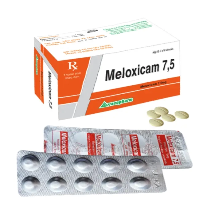 Meloxicam 7.5mg Vacopharm 10 vỉ x 10 viên – Thuốc kháng viêm