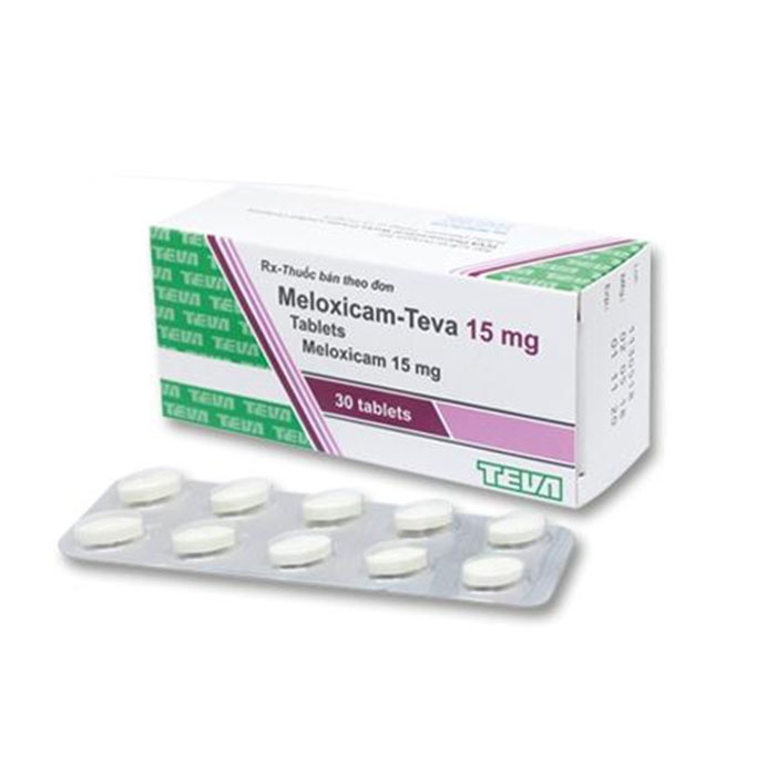 Thuốc tri thấp khớp Meloxicam Teva 15 mg, Hộp 30 viên