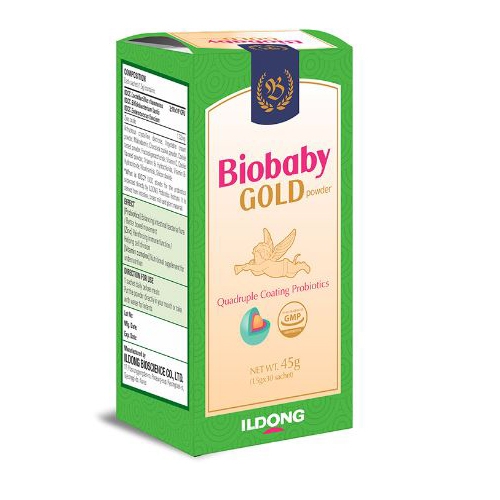 Men vi sinh Biobaby Gold Powder, Hộp 30 gói