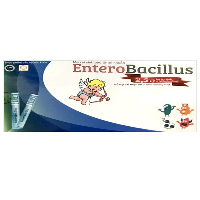 Men vi sinh EnteroBacillus dạng nước, Hộp 4x5 ống 