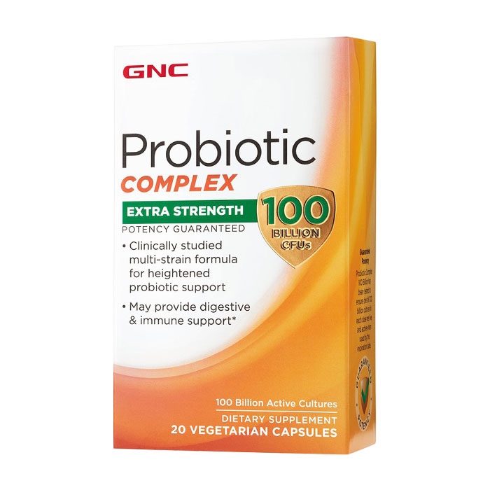 Men vi sinh GNC Probiotic Complex Extra Strength 100 Billion CFUs 20 viên