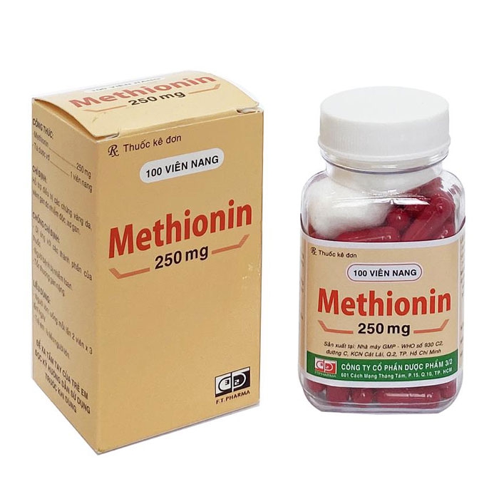 Methionin 250mg F.T Pharma 100 viên