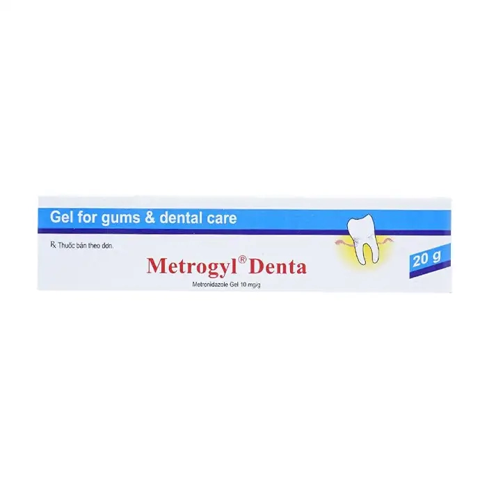 Metrogyl Denta Unique Pharma 20g - Gel bôi trị viêm nứu, lỡ miệng