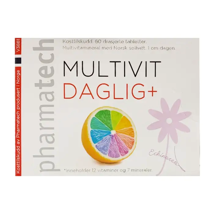 Multivit Daglig Pharmatech 60 viên - Bổ sung vitamin khoáng chất