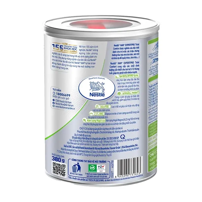 Nan ExpertPro Total Comfort Nestlé 380g - Hỗ trợ hệ miễn dịch