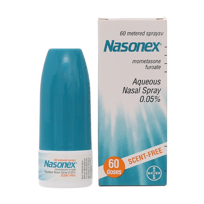 Thuốc xịt chống sung huyết cho mũi Nasonex 50mcg
