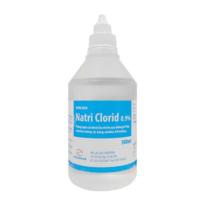 Natri Clorid 0.9% Hadiphar 500ml