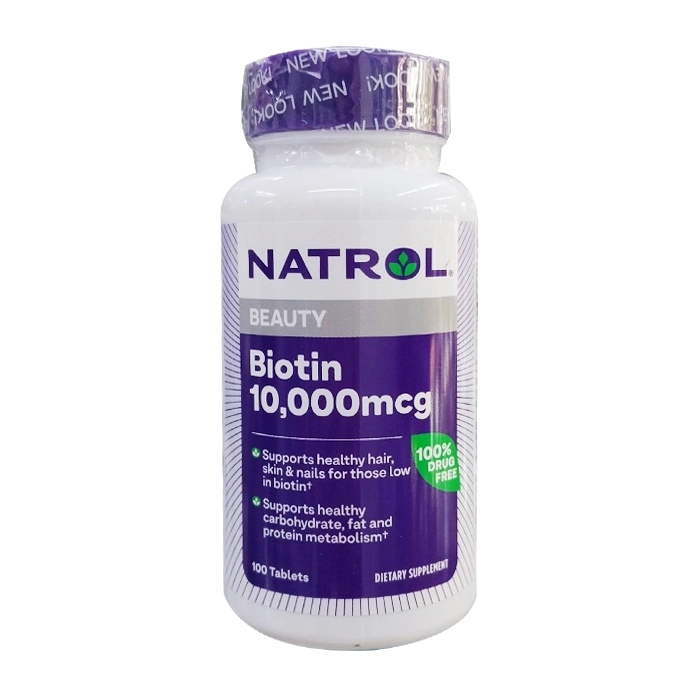 Natrol Biotin 10000mcg 100 viên