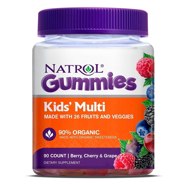 Tpbvsk cho bé Natrol Gummies Kids Multi, Hộp 90 viên