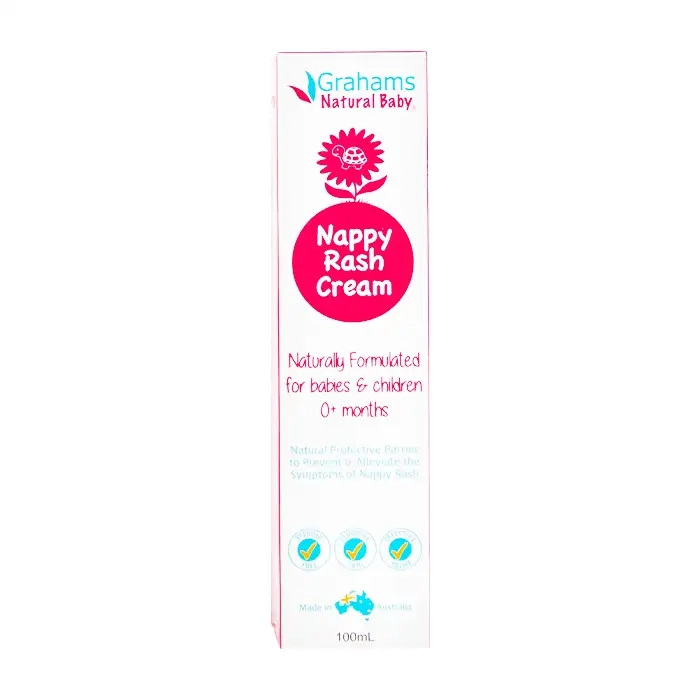 Natural Baby Nappy Rash Cream Grahams 100ml - Kem chống hăm dành cho bé