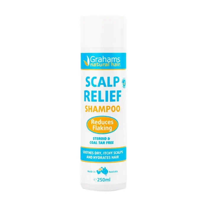Natural Hair Scalp Relief Shampoo Grahams 250ml - Dầu gội thiên nhiên trị ngứa da đầu
