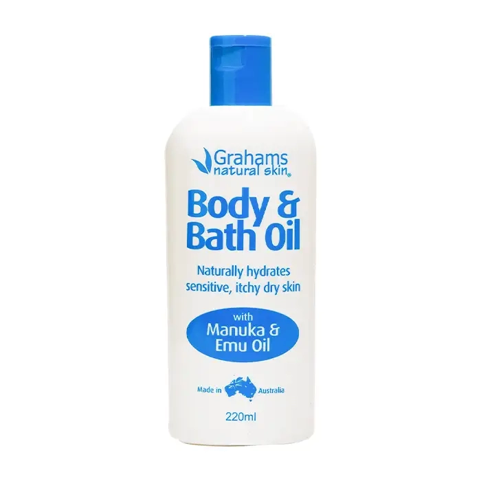 Natural Skin Body Bath Oil Grahams 220ml - Dầu tắm, dưỡng thể