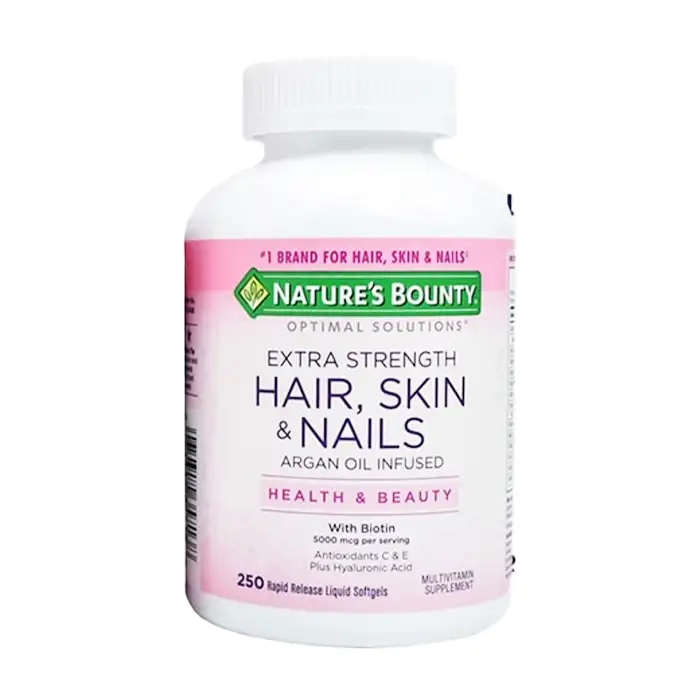 Viên uống Nature Bounty Hair Skin Nails hỗ trợ tóc, móng