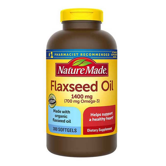 Nature Made Flaxseed Oil Omega 3 1400mg | Chai 300 viên
