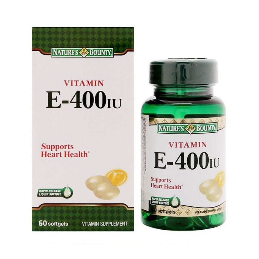 Nature's Bounty Vitamin E 400IU giúp đẹp da