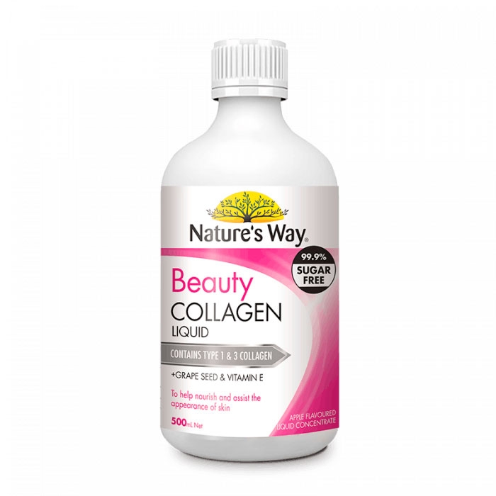 Nature's Way Beauty Collagen Liquid giúp sáng da, giảm thâm nám, Chai 500ml