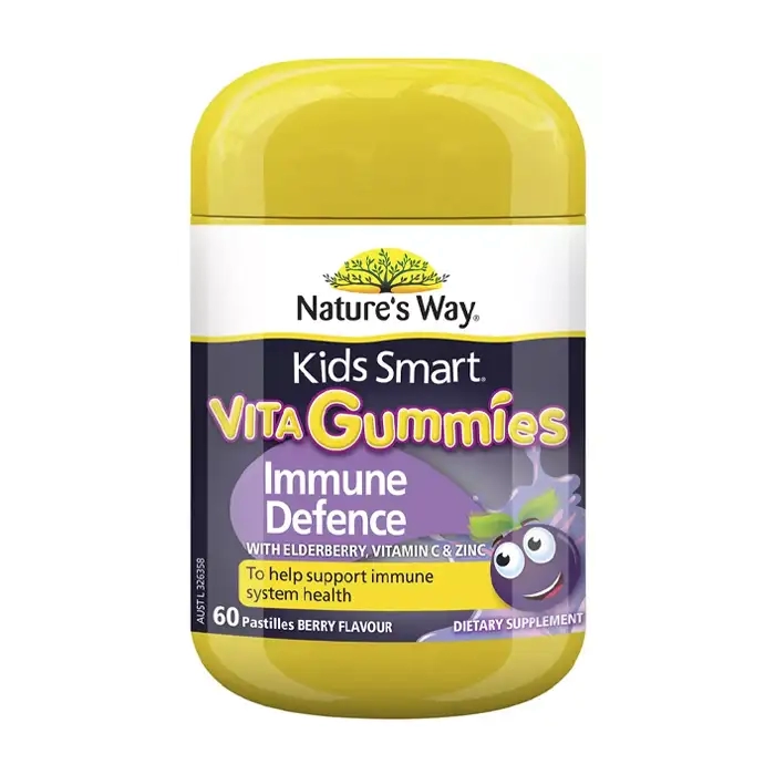Nature's Way Kids Smart Vita Gummies Immune Defence 60 Viên - Kẹo dẻo tăng sức đề kháng