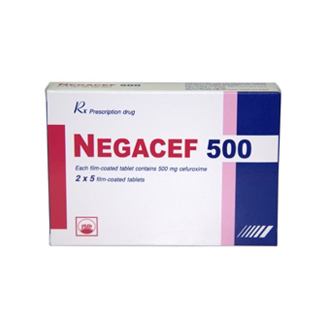 Thuốc kháng sinh PMP Negacef 500mg